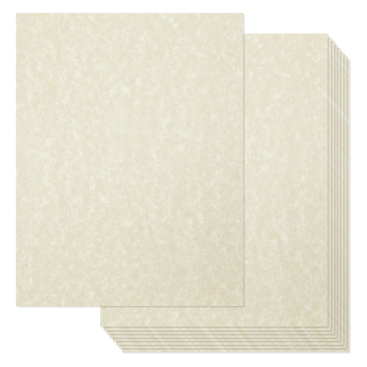 96 Sheets Parchment Paper for Certificates, Resumes, Diplomas, 90 GSM Textured Stationery, Printer-Friendly (Ivory, 8.5 x 11 In)